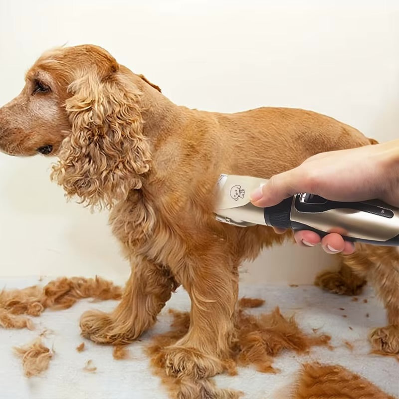 Máquina Cortapelo Eléctrica para Perros y Gatos – Kit de Aseo para Mascotas