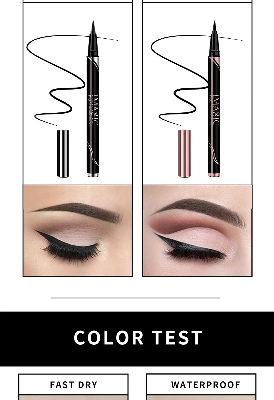 Waterproof Liquid Eyeliner – Long Lasting, Smudge-Proof & Quick Dry FREE SHIPPING