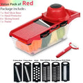 Cut your fruits and vegetables quickly and easily! 🥕🥒🍅 Save time in the kitchen with this convenient multifunctional slicer. Perfect for slicing, chopping, and preparing your favorite foods in seconds!”
